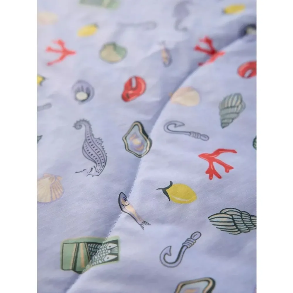 New Urban Outfitters BAGGU Sea Charms Puffy Picnic Blanket
